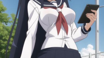 Himari Noihara, a bakeneko from Omamori Himari